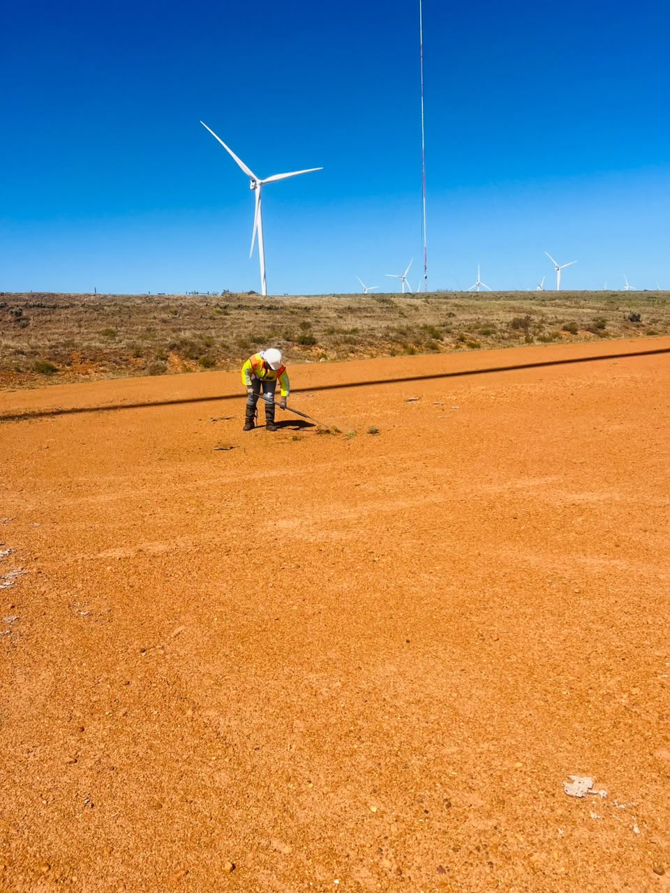 Site clean-up by the Zumbe Services team